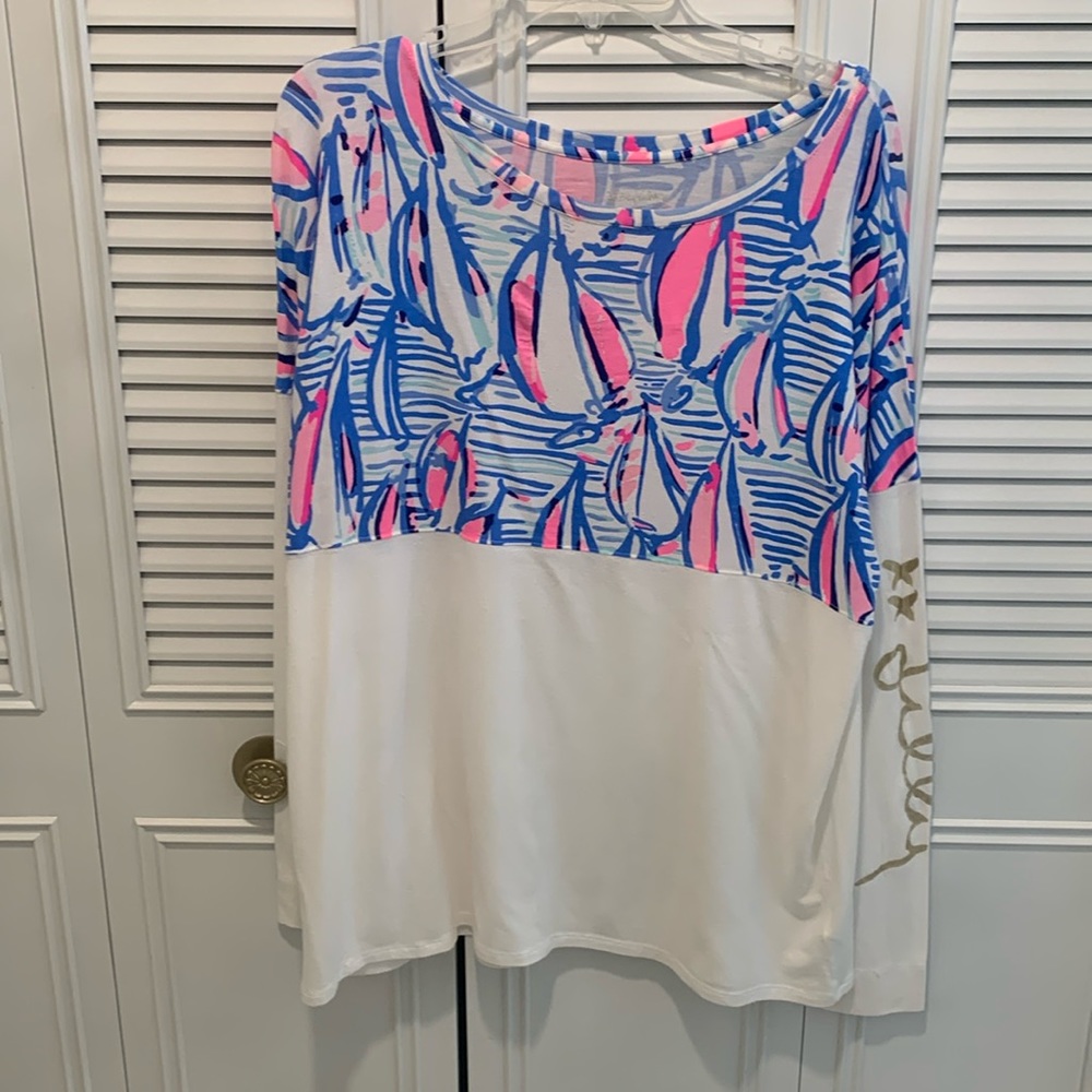 Lilly Pulitzer Finn top size L